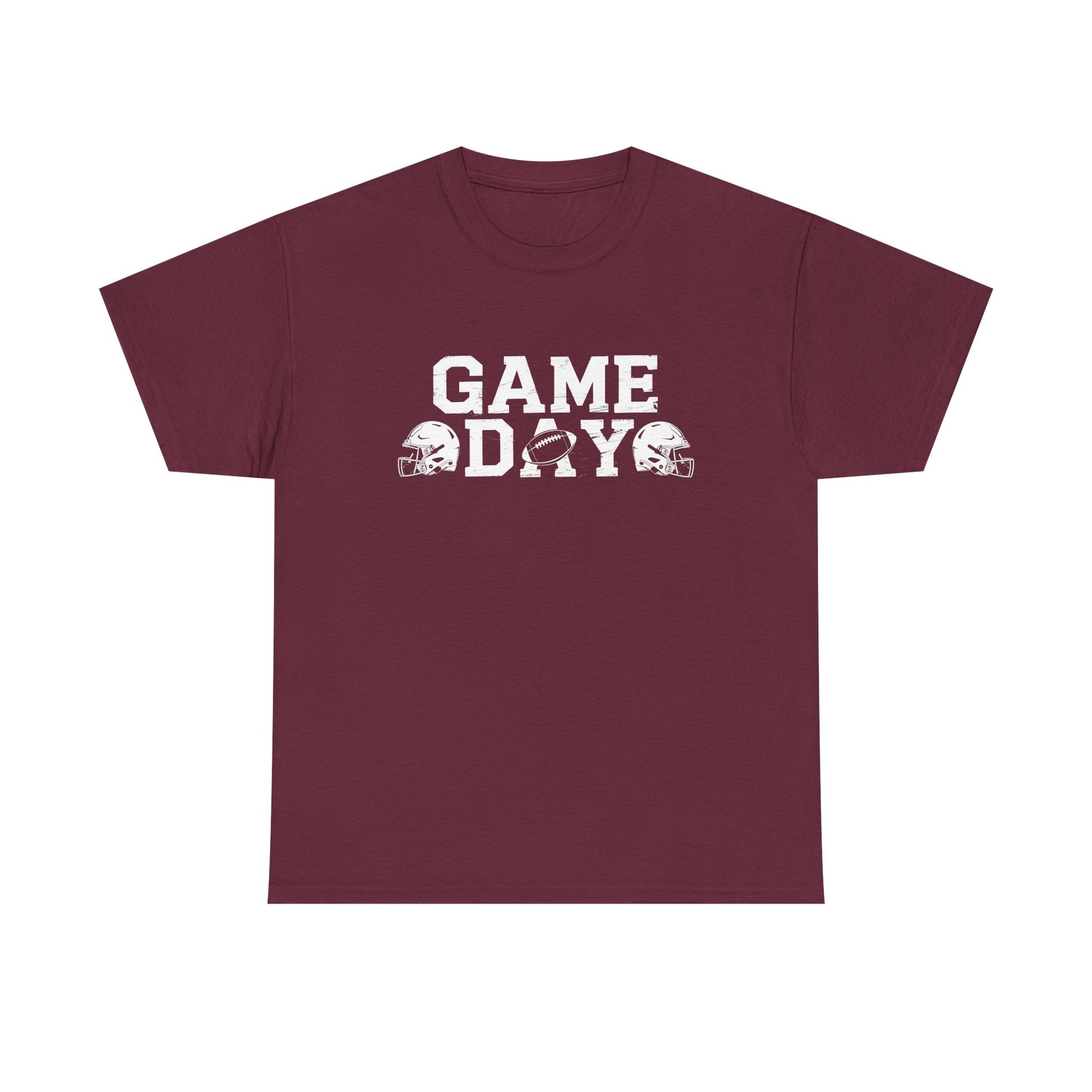 Game Day Unisex Heavy Cotton Tee, Crew Neck Graphic T-Shirt