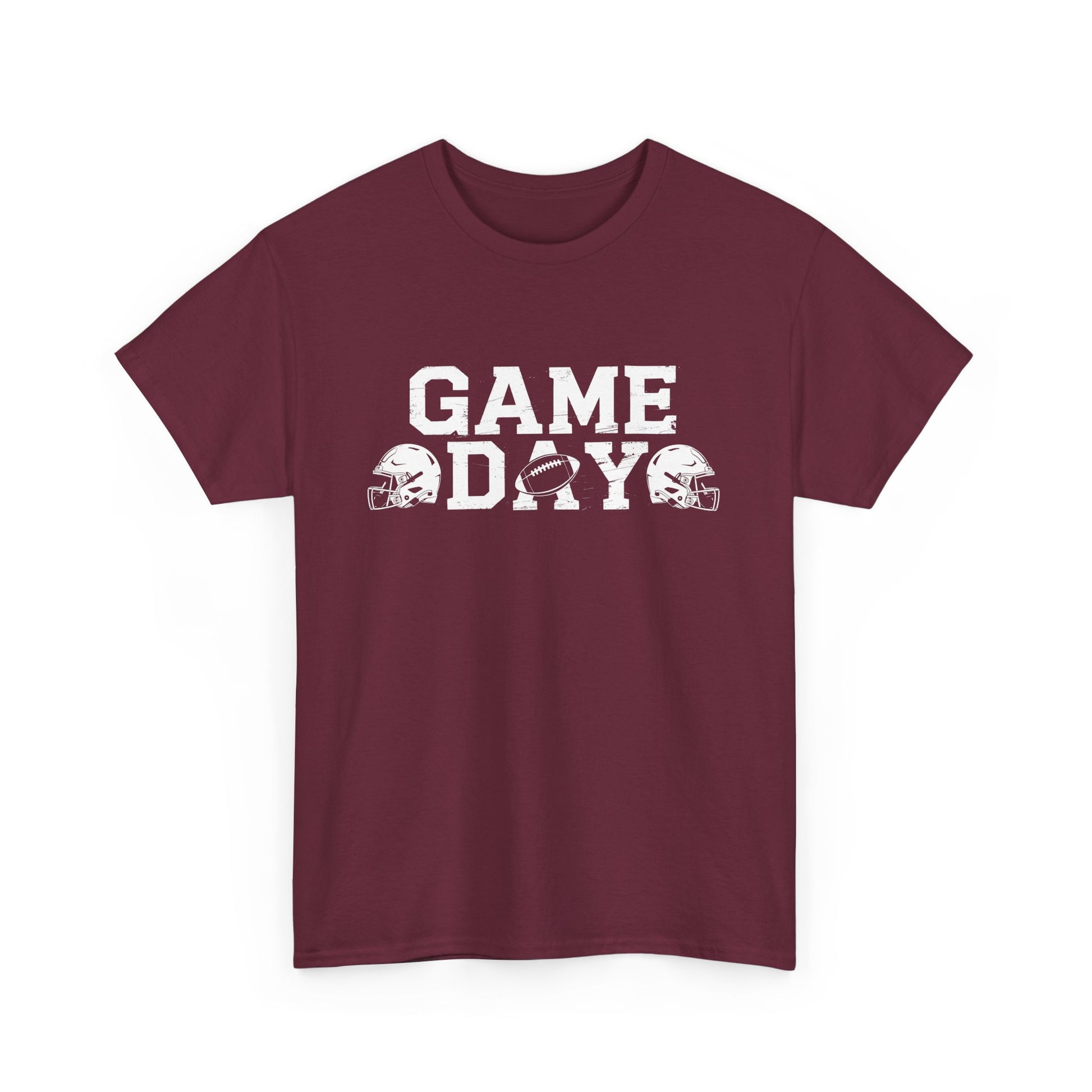 Game Day Unisex Heavy Cotton Tee, Crew Neck Graphic T-Shirt