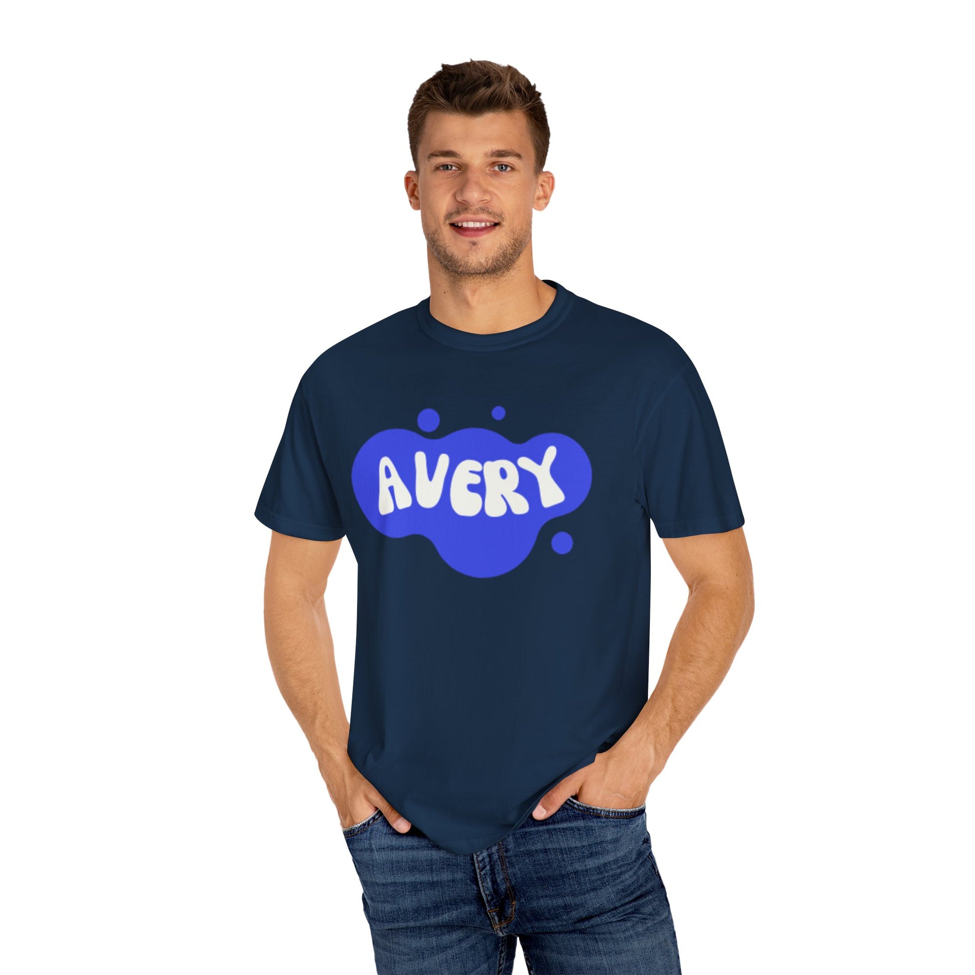 Personalized Avery Unisex Garment-Dyed T-Shirt - Fun & Casual Wear