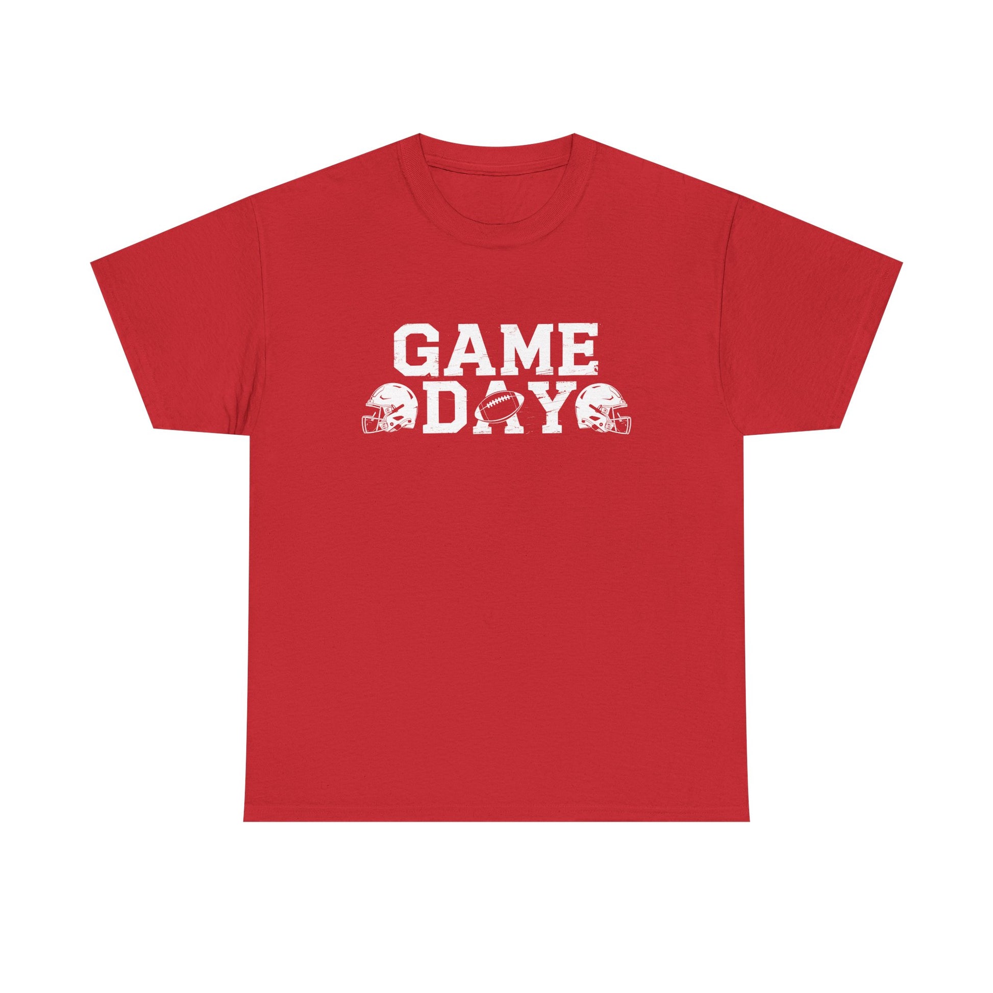 Game Day Unisex Heavy Cotton Tee, Crew Neck Graphic T-Shirt
