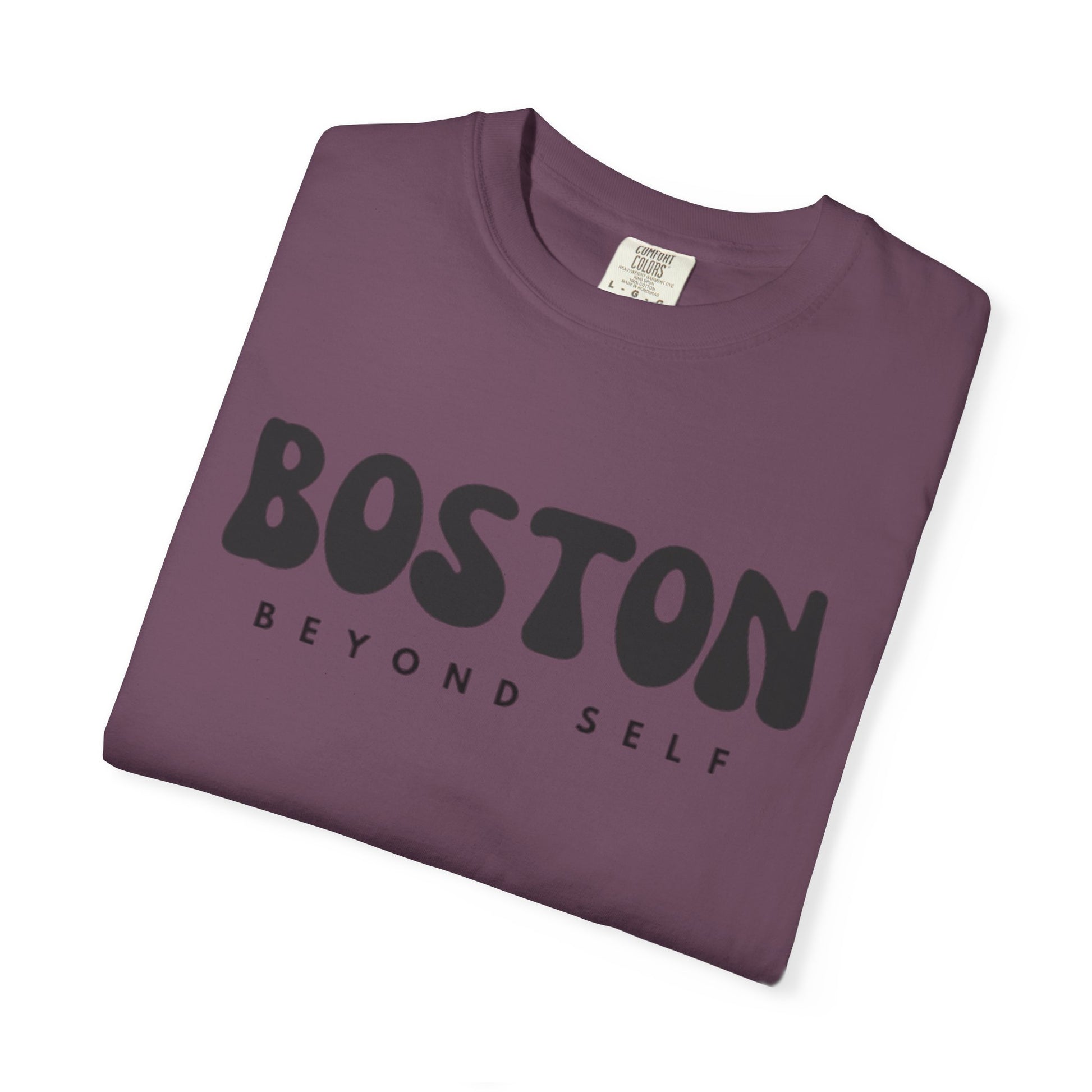 Boston Beyond Self Unisex Garment-Dyed T-Shirt - Casual Streetwear Tee